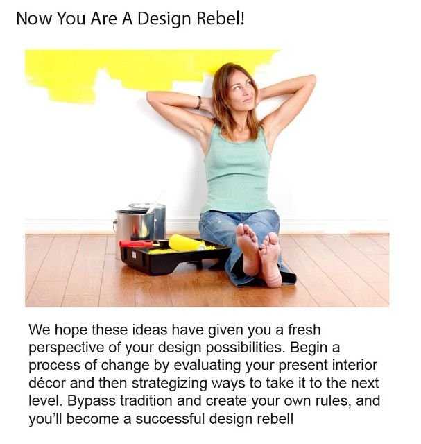 Now You Are A Design Rebel